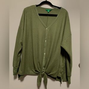 Women’s DIP Lightweight Button Up Sweater 3X